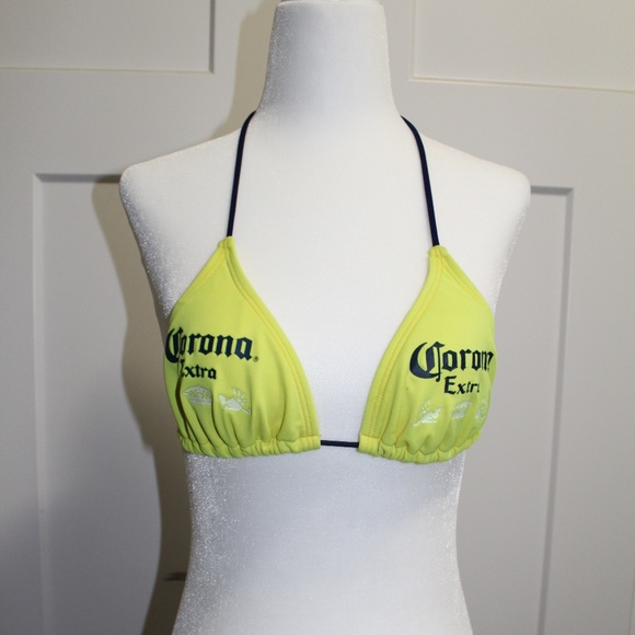 Corona Extra Yellow Bikini Top - Picture 1 of 3